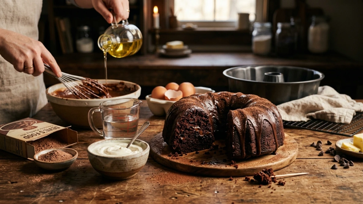 How to Make a Moist Chocolate Cake