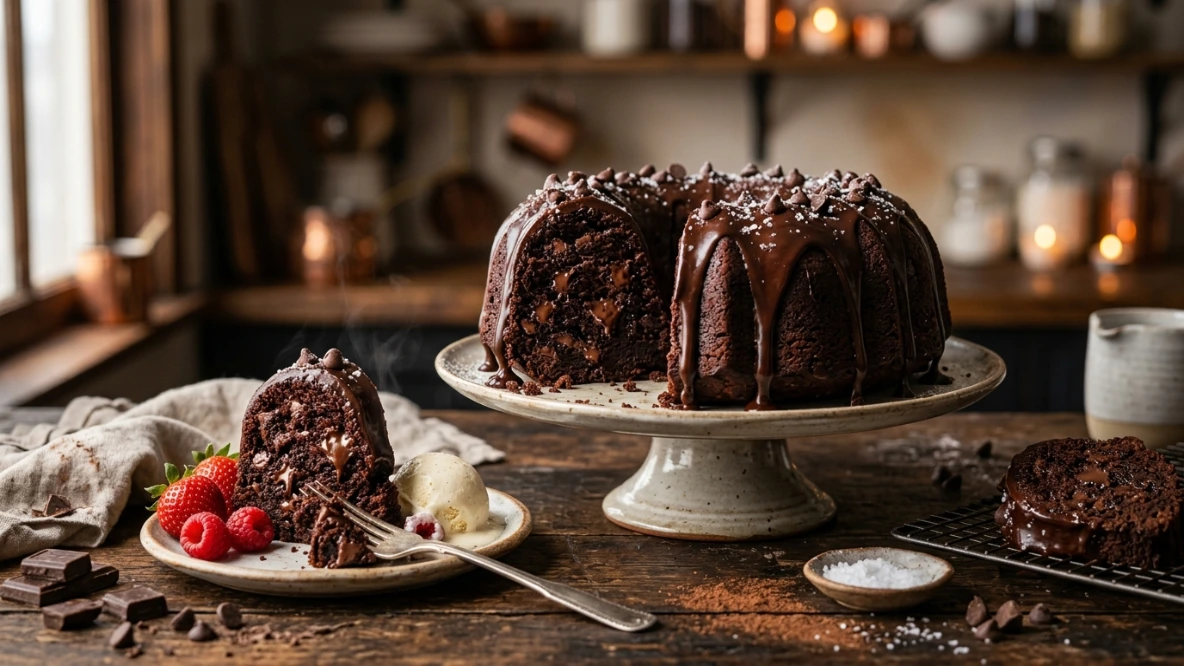 Chocolate Cake Recipe with Chocolate Chips