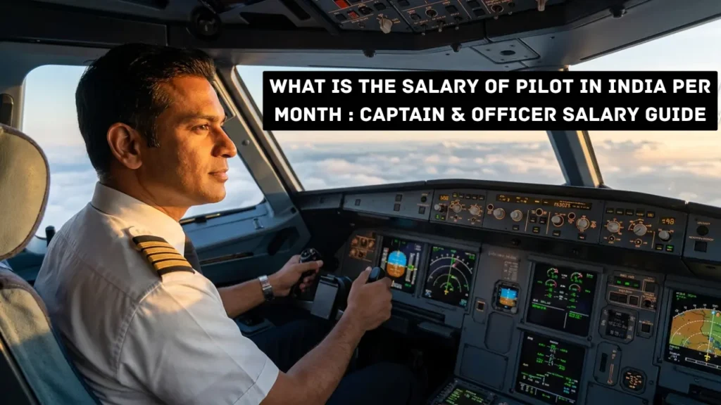 What is Pilot Salary in India Per Month