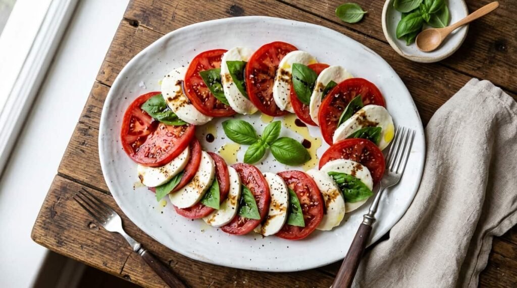 Classic Caprese Salad Recipe (Ready in 15 Minutes)