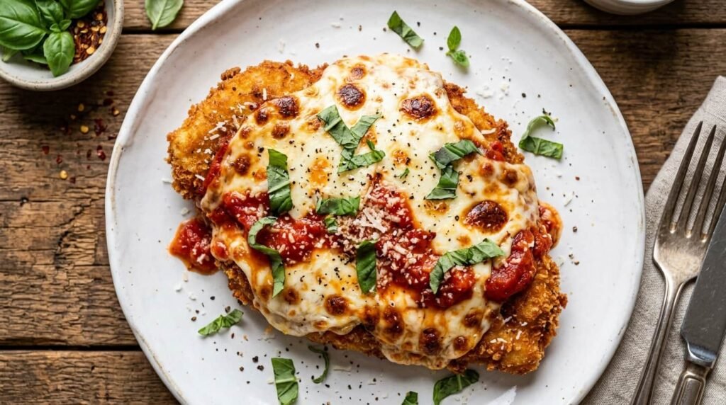 Chicken Parmesan Recipe (Crispy, Never Soggy)