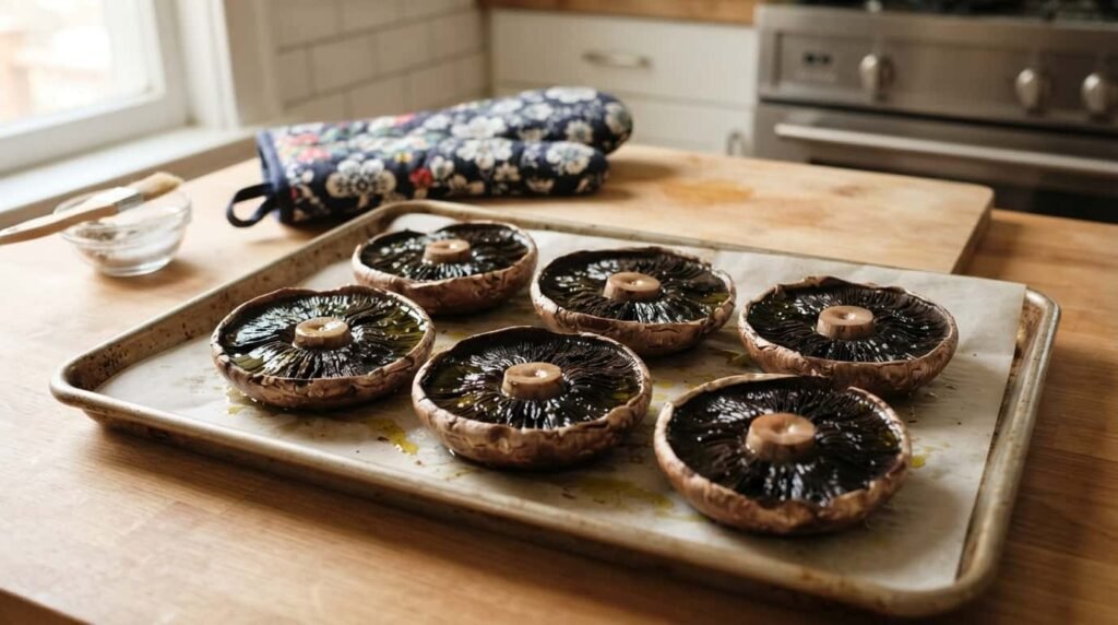 How to Cook Portobello Mushrooms in the Oven