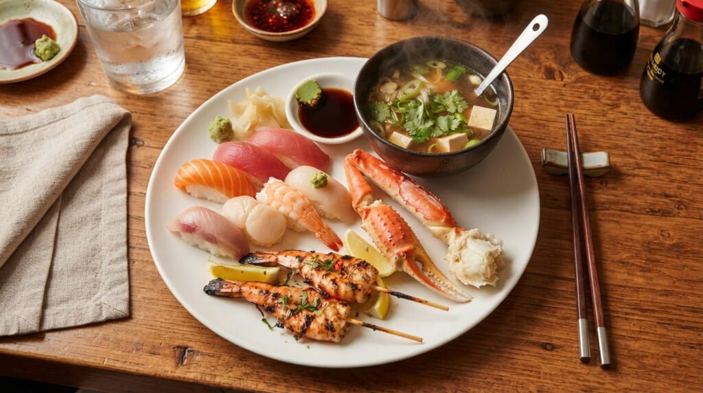 What's on the Umi Sushi & Seafood Buffet Menu