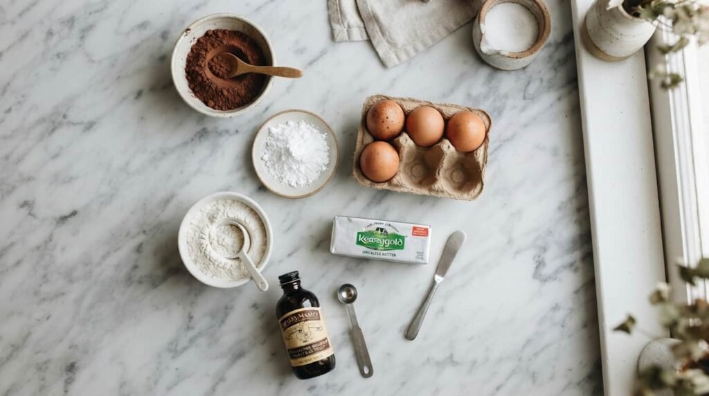 Chocolate Crinkle Cookies Ingredients