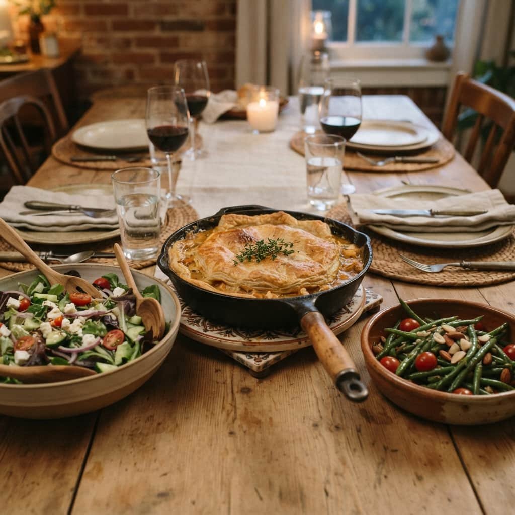 What to Serve With Cheddar Bay Chicken Pot Pie