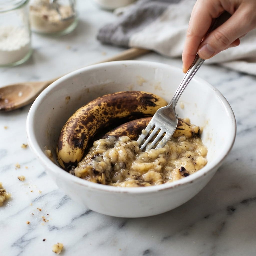 Quick Answer: How Do You Make Banana Bread With Only 2 Bananas?