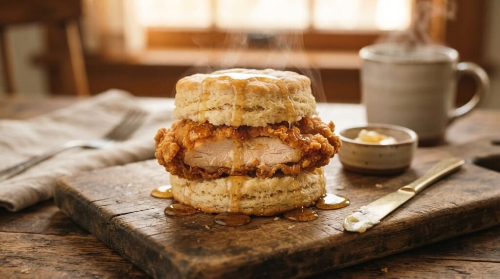 Honey Butter Chicken Biscuit Recipe (Copycat Whataburger)