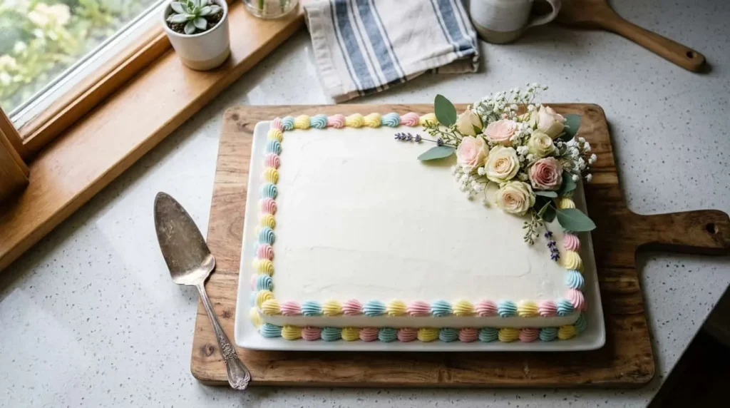1/4 sheet cake