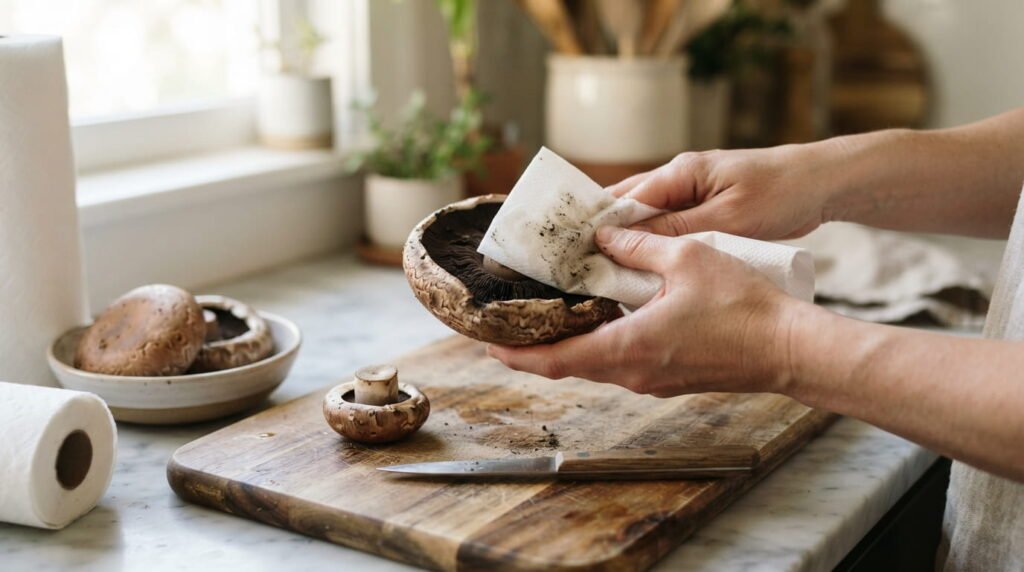 How to Clean and Prepare Portobello Mushrooms