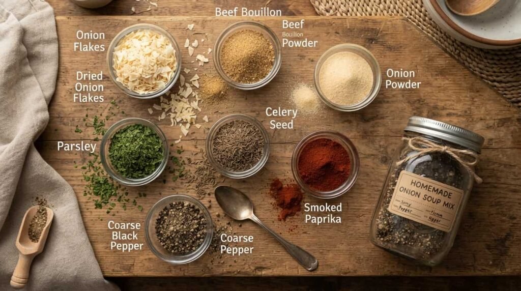 Homemade Onion Soup Mix Ingredients