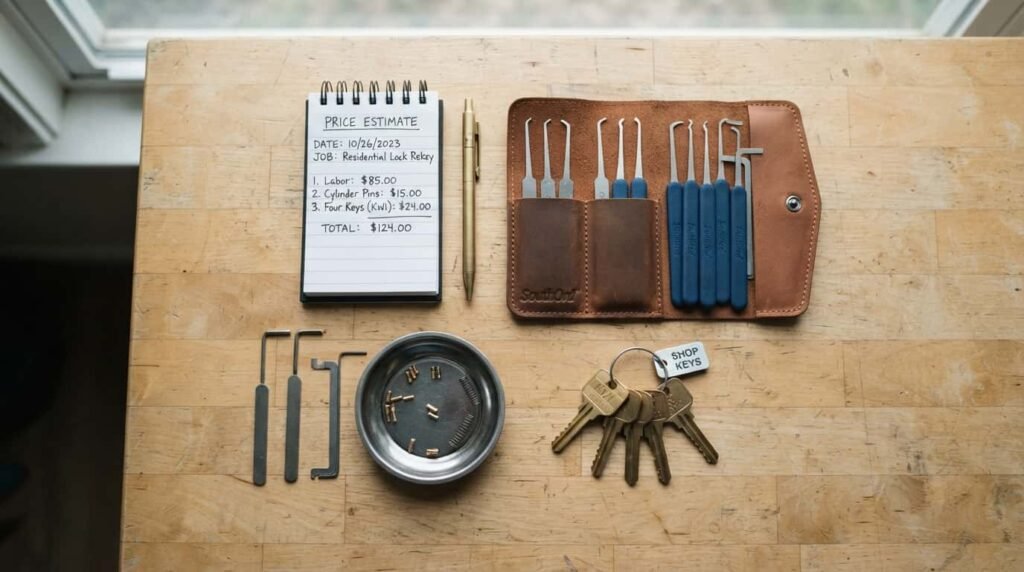 Quick Answer: What Locksmiths Typically Charge
