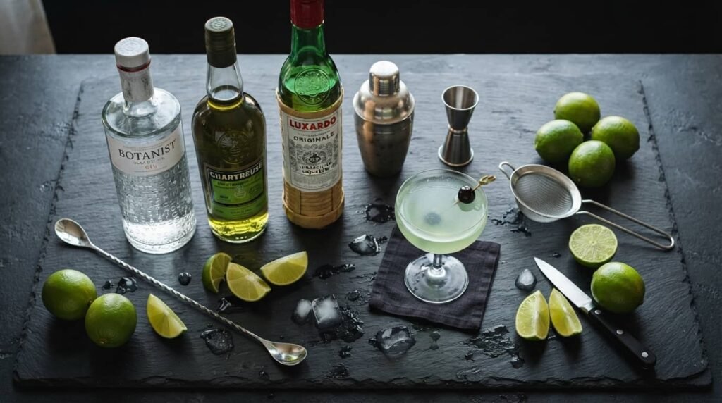 Making_Last_Word_cocktail recipe