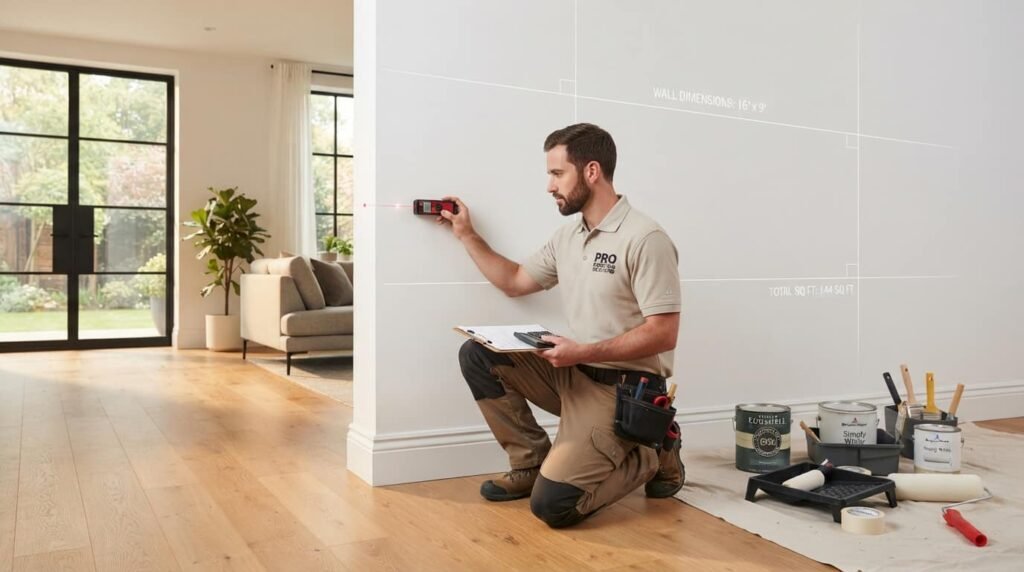 Measuring the Wall: How Painters Calculate Square Footage