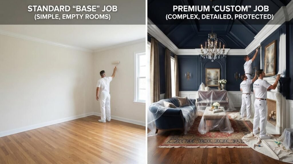 Base Job vs. Custom Job: Why Painting Quotes Vary So Much