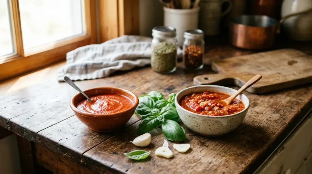 pizza sauce vs marinara