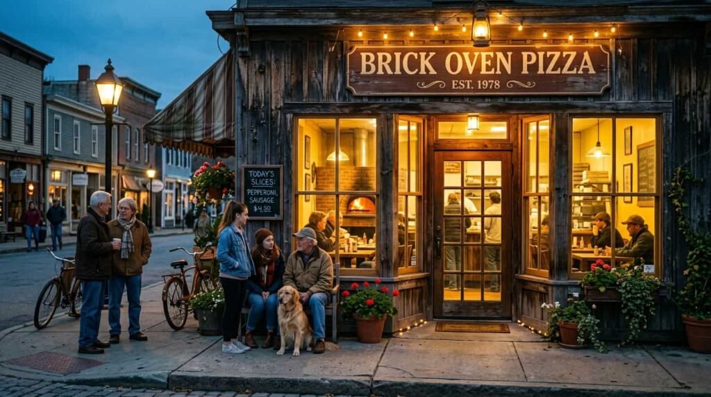 delucia's brick oven pizza