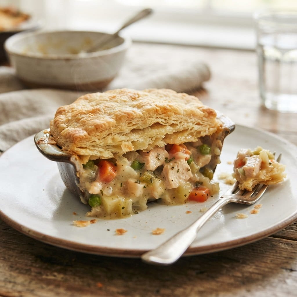 Quick Answer: What Is Cheddar Bay Biscuit Chicken Pot Pie?