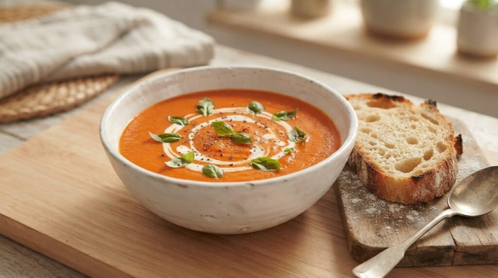 Roasted Red Pepper Soup: A Creamy Cozy Recipe