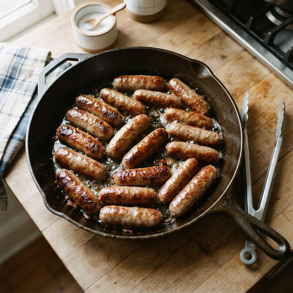 How to Cook Sausage Links on the Stovetop