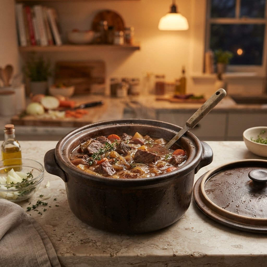 Slow Cooker Beef Tips and Rice