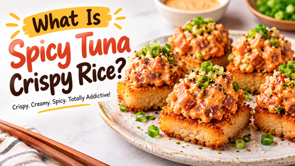 Spicy Tuna Crispy Rice Delight