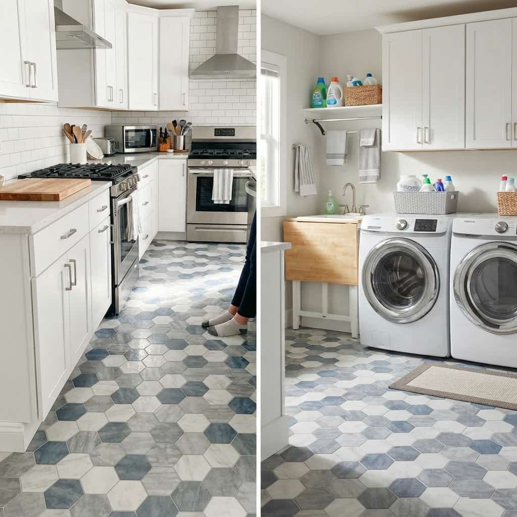Best Rooms for Peel and Stick Floor Tiles