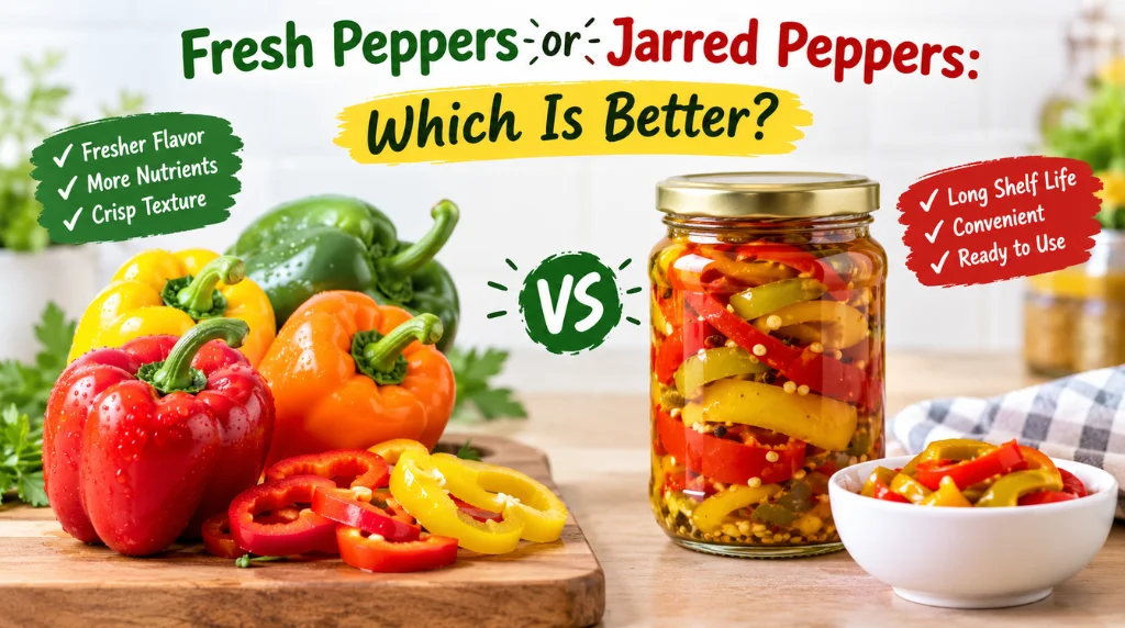 Fresh vs. Jarred Peppers: Which Is Better?