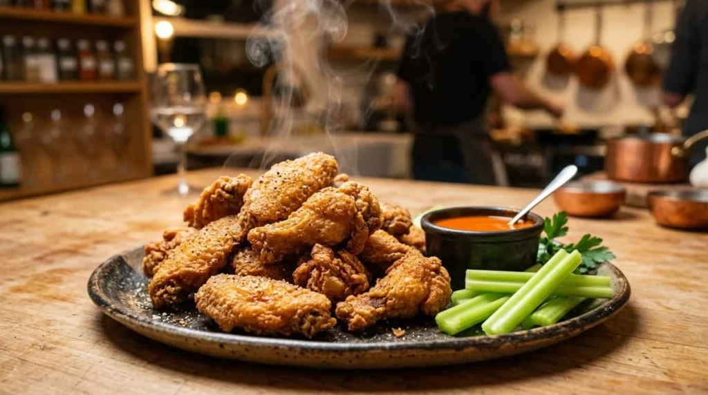 how to fry chicken wings