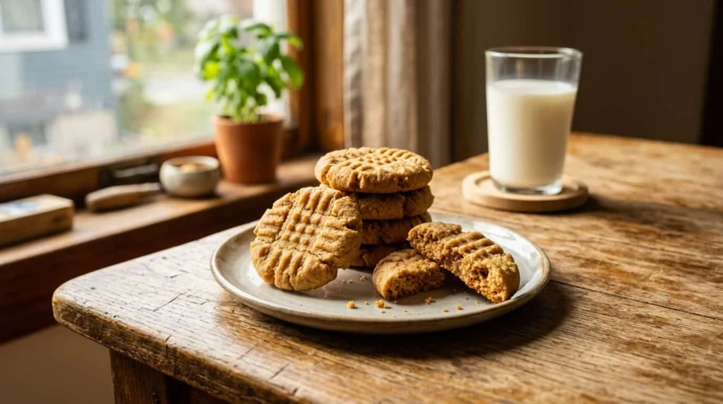 old fashioned chewy peanut butter cookies