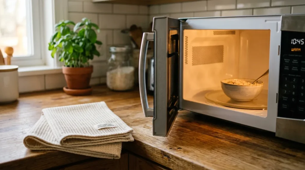 Can You Put Kitchen Towel in the Microwave Safety Guide