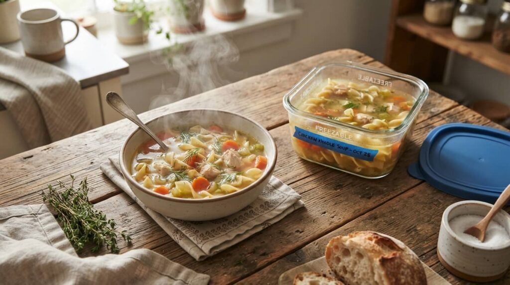 Can You Freeze Chicken Noodle Soup? Yes, Here’s How (2026)