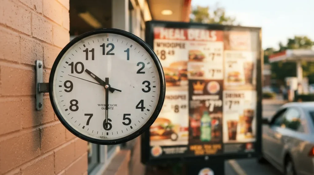Wall clock showing ten thirty