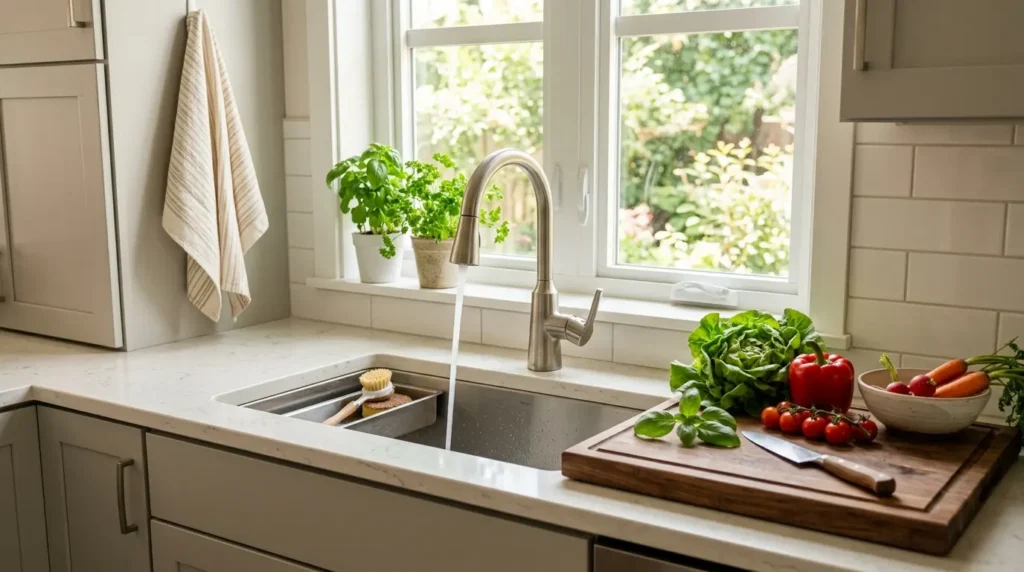 single handle kitchen faucet